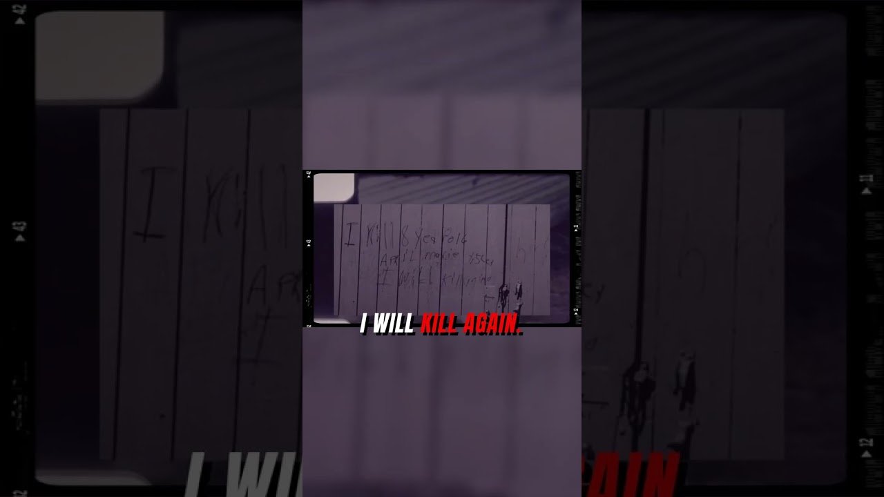 I will kill again: killer's chilling message #shorts